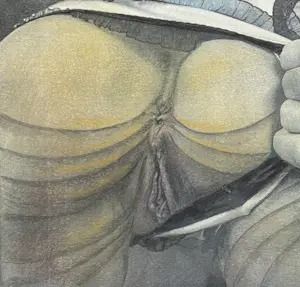 Yvon Adam - Erotisches Werk "Ein Blick... Aber keine Berührung" Mixed Media kopen? Bied vanaf 50!