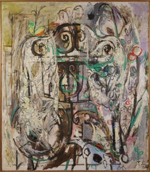 Elga Eymer - Olieverf op doek, Verward bed - Ingelijst kopen? Bied vanaf 150!