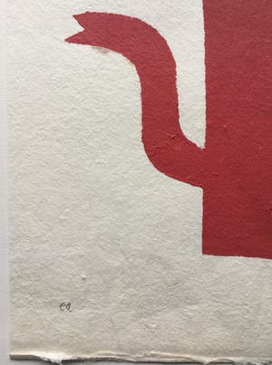 Klaas Gubbels - sjabloondruk 'Rode kan' - 2016 - oplage EA kopen? Bied vanaf 250!