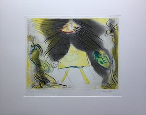 Ger Lataster - De schilder | kleuren ets (ingelijst) kopen? Bied vanaf 89!