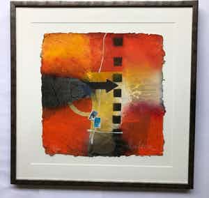 Theo Koster - Ingelijste zeefdruk - India dreams verkocht voor € 61!