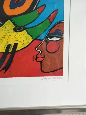 Corneille - SETJE ZEEFDRUKKEN 2 STUKS :La femme et l´oiseau 1/la femme et l´oiseau 2 kopen? Bied vanaf 245!