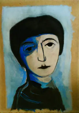 Niet of onleesbaar gesigneerd - Melancholische jonge vrouw, jaren '60 kaufen? Bieten Sie von 1!