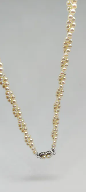 Zoetwaterparel Collier met zilver slotje 835, 41,8 cm lang kopen? Bied vanaf 65!