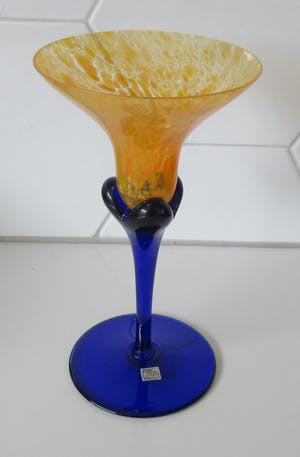 Glass Atelier Morava - Kunst glazen kandelaar ontwerp Jiri Vosmik kopen? Bied vanaf 10!