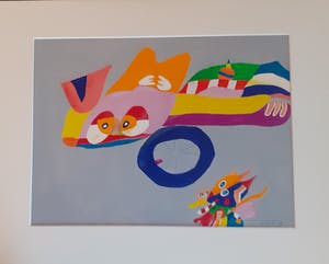 Peter Nieuwendijk - Cobrafiguratie (incl. passepartout) kopen? Bied vanaf 115!