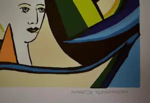 Maartje Wijngaarden - “Faces”. Handgesigneerd en genummerde zeefdruk. kopen? Bied vanaf 35!