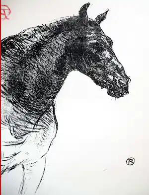 Henri de Toulouse-Lautrec - Pony Pjilibert vendu pour 65€ !