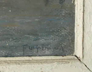 Fred Hartsuijker - Ingelijste pastel , Stadsgezicht Amsterdam kopen? Bied vanaf 40!