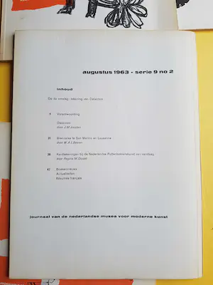 Roy Lichtenstein - 4x Museumjournaal, Lichtenstein Benner, Delacroix,Kandinsky 1964 kopen? Bied vanaf 1!