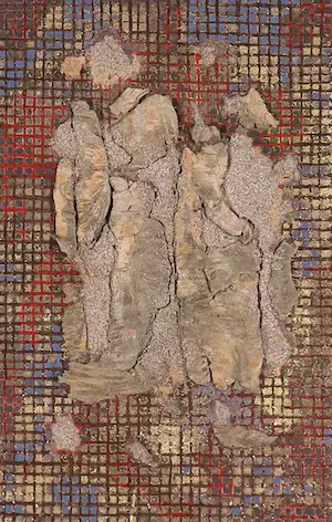 Pompeo Pianezzola - Reliëf van keramiek, Villa Crespi Foglio - Ingelijst kopen? Bied vanaf 500!