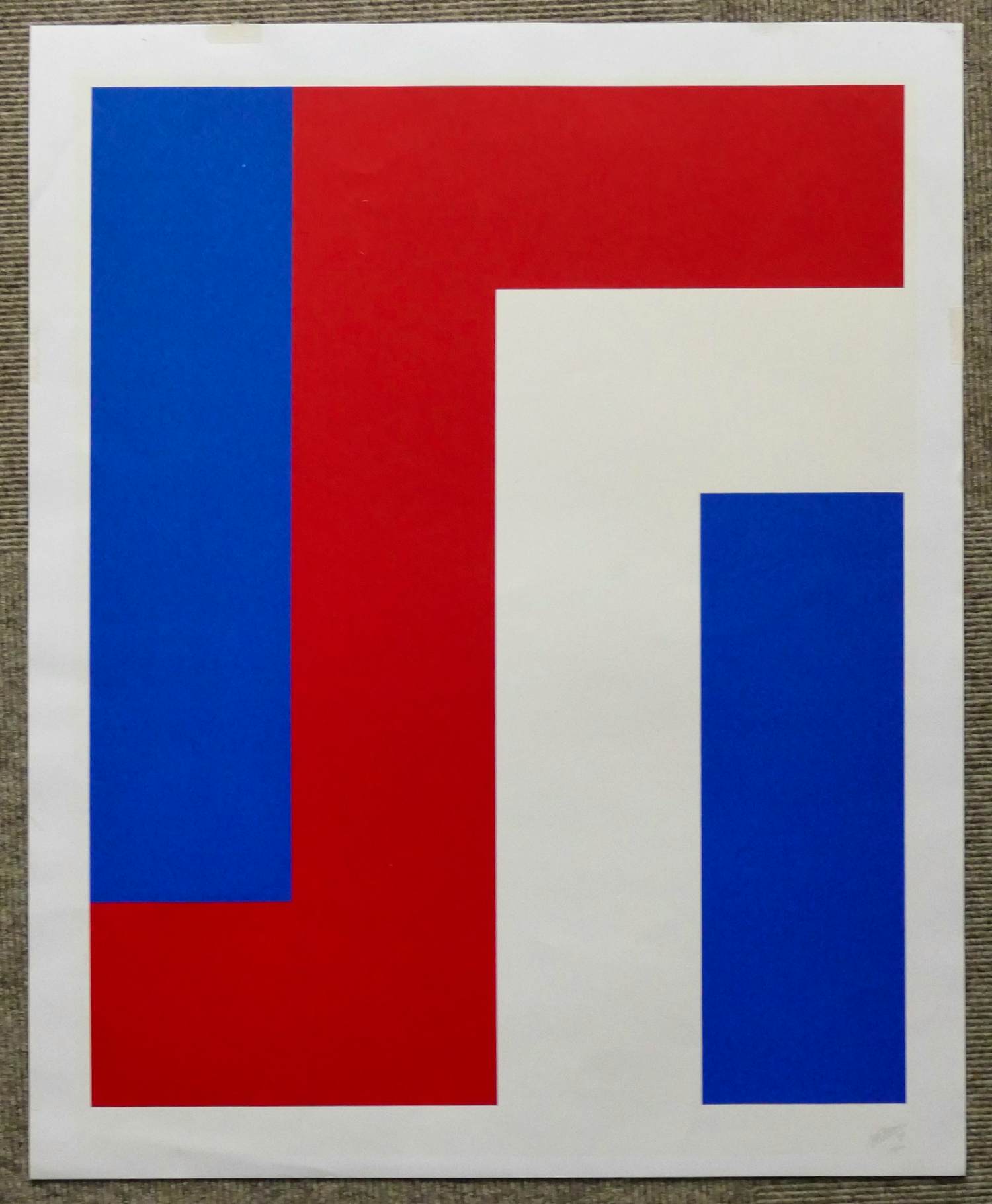 Maarten Manson - Abstract Geometrische Compositie 1972 kopen? Bied vanaf 150!