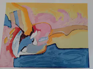 Ton van Kesteren - Prachtige kleurrijke grote zeefdruk kopen? Bied vanaf 35!