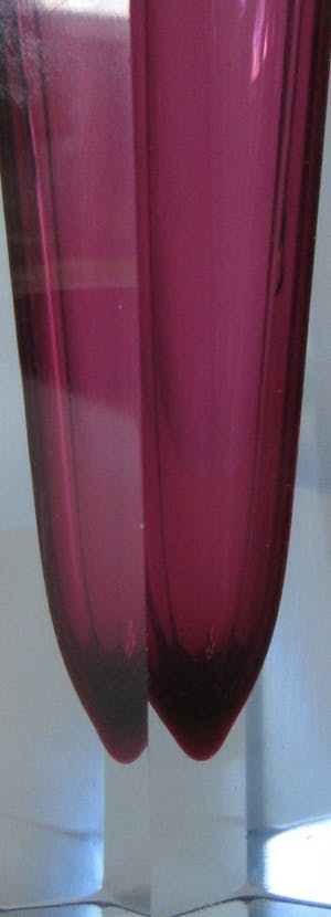 Flavio Poli - Zeshoekige Sommerso glazen vaasje - Vetri Seguso Murano kopen? Bied vanaf 1!