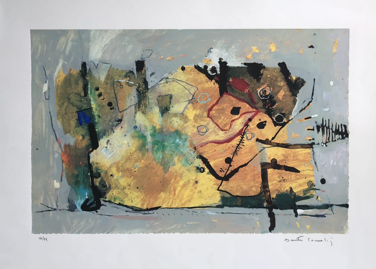 Beniti Cornelis - Gesigneerde litho in zeer goede staat - 47/99 verkocht voor € 75!
