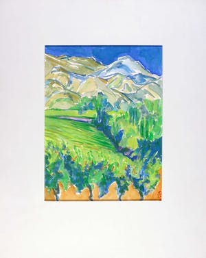 Joe Wols - Aquarel, Bergen kopen? Bied vanaf 35!