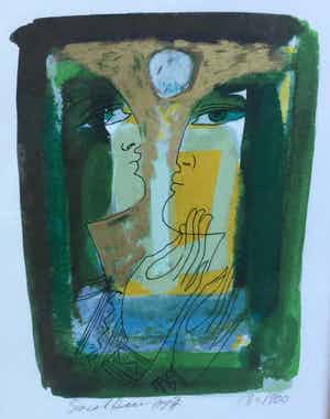 Saad Ali - C4625-14, Twee figuren verkocht voor € 60!