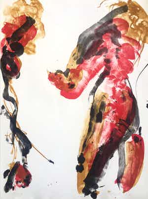 Ger Lataster - abstracte litho - 1988 - oplage 100 ex verkocht voor € 90!