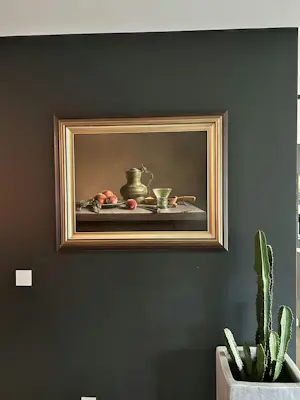 Wil Smits - Stilleven van fruit met glas en kan kopen? Bied vanaf 1750!