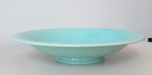 Niet of onleesbaar gesigneerd - Turqoise platelen Fruitschaal kopen? Bied vanaf 1!