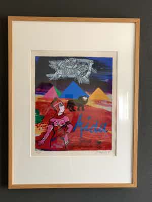 Corneille - Serie van 6 litho's met de titel Ommagio a G. Verdi verkocht voor € 700!