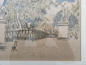 Charles Eyck - Park Parijs. Drukgesigneerd. kopen? Bied vanaf 39!