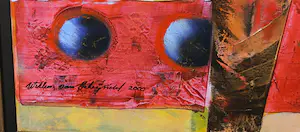 Willem van Scheijndel - Acryl op doek, Zonder titel - Ingelijst (Groot) kopen? Bied vanaf 250!