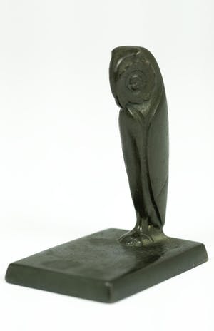 Brons (Onbekend) - Sculptuur van uil - gesigneerd Gaag kopen? Bied vanaf 159!