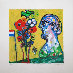 Hans Truijen - zeefdruk - Bloemen voor Gea 1/150 - 1995 - 25773 kaufen? Bieten Sie von 75!