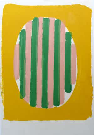 Adine Engelman - Abstracte compositie 1966 verkocht voor € 60!