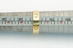 40- originele CARTIER 18kt geel-goud "love collection" screw ring certificaat kopen? Bied vanaf 770!