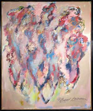 Bert Braam - Acryl op doek, Movement (Groot) verkocht voor € 100!