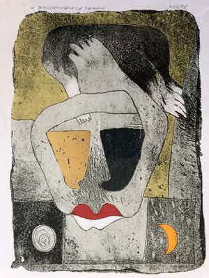 Michel van Overbeeke - titel onbekend verkocht voor € 45!