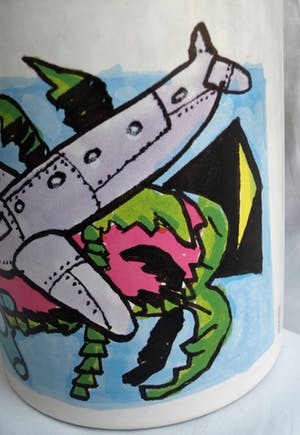 Herman Brood - Prullenbak - Brabantia - eind jaren '90 kopen? Bied vanaf 1!