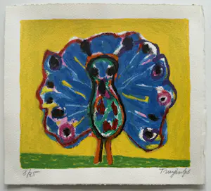 Hans Truijen - handgesigneerde zeefdruk | 'Zonder titel' | 1996 kopen? Bied vanaf 10!