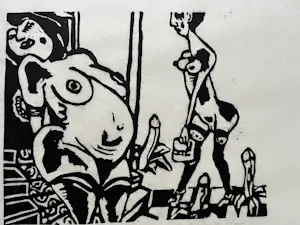 Aad de Haas - 11 stuks erotische linodrukken. kopen? Bied vanaf 250!