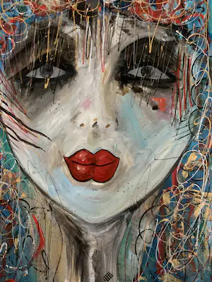 Marianne Bey - Woman in Blue kopen? Bied vanaf 100!