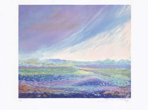 Chris de Moor - e.a: vier handgesigneerde grote (!) lithografien: Landschappen kopen? Bied vanaf 25!