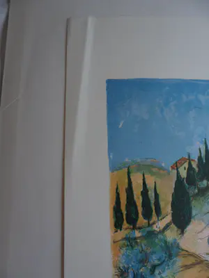 Buy Marie de Valon - Litho, "Provençaals landschap"? Bid from 30!