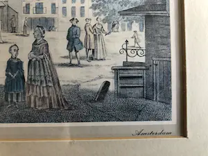 Willem Writs - Vue de la Tour de Jean Roon à Amsterdam du Cote du Cingle kopen? Bied vanaf 1!