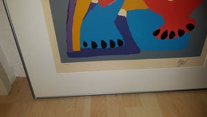 Karel Appel - - Child with flower kopen? Bied vanaf 925!