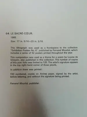 Bernard Buffet - Pain et vin, 1967. Lithografie. kopen? Bied vanaf 25!