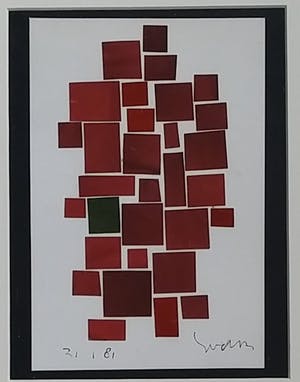 Siep van den Berg - collage op papier kopen? Bied vanaf 125!