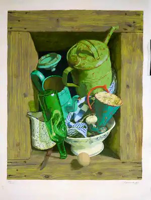 Kenne Gregoire - Zeefdruk, Zonder titel verkocht voor € 50!