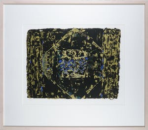 Jan Hooimeijer - Zeefdruk, Lapis manalis - Ingelijst kopen? Bied vanaf 1!