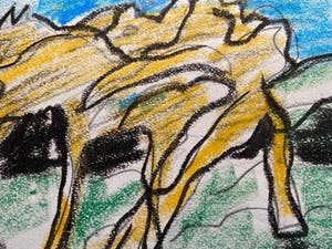 Jan Sierhuis - Tekening krijt kopen? Bied vanaf 1!