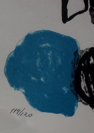 Corneille - ingelijste litho: apres midi d'été - 1961- nette lijst! kopen? Bied vanaf 795!