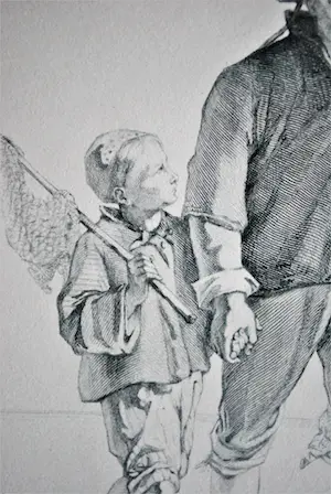 Johannes Heinrich Maria Hubert Rennefeld - gravure naar JOZEF ISRAËLS - kopen? Bied vanaf 1!