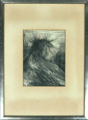 Dirkje Kuik - Potloodtekening, Zonder titel kopen? Bied vanaf 50!