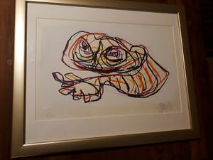 Karel Appel - rustende kikker 1978 kopen? Bied vanaf 795!